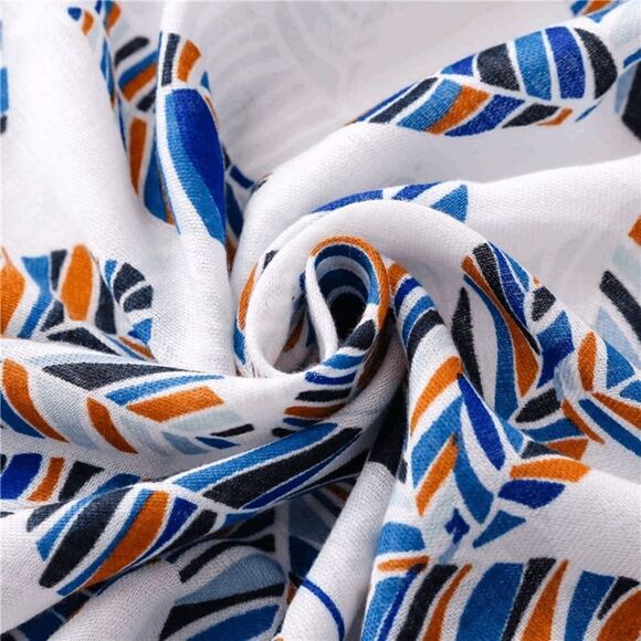 2/$30 Ladies Blue Feather Scarf   - Picture 7 of 9